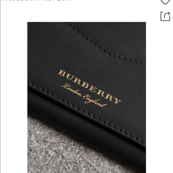 BRAND NEW BURBERRY Trench Leather Envelope Wallet - Picture 6 of 11